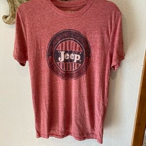 Jeep Men's Red T-Shirt